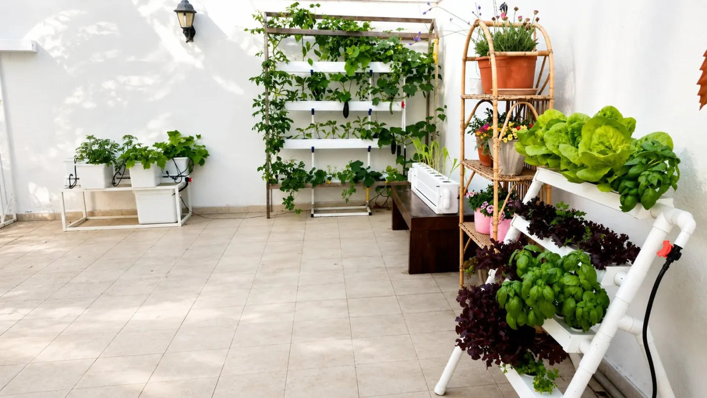 Customer growing with a NatureTech system at home