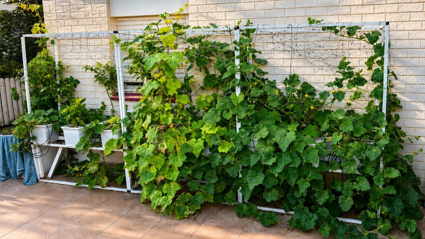 Customer growing with a NatureTech system at home